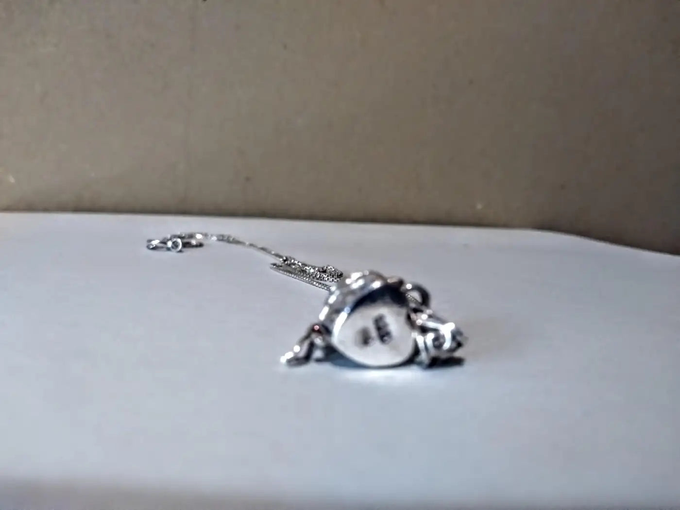 Elegant silver locket necklace for women