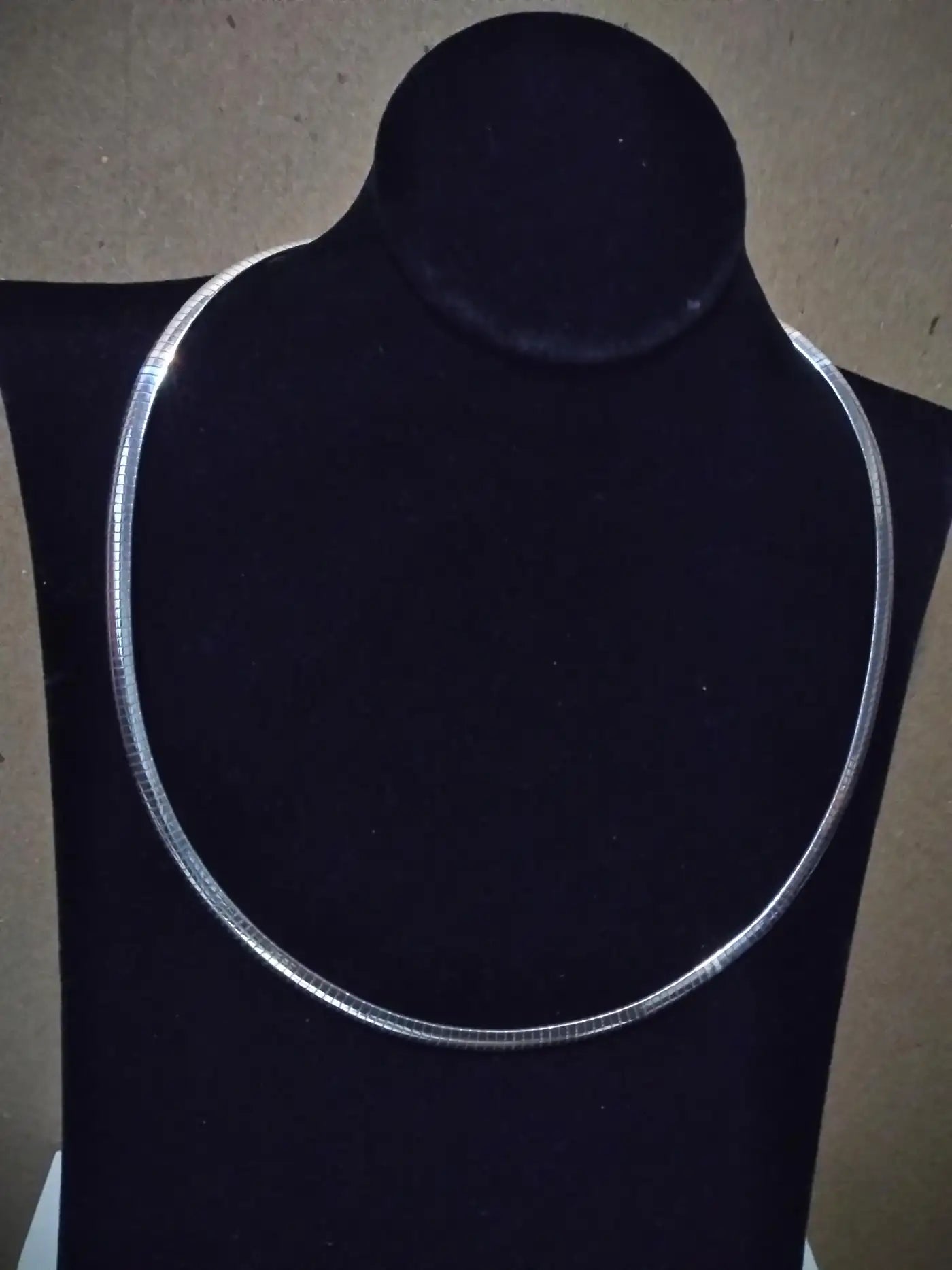 925 sterling silver omega link chain