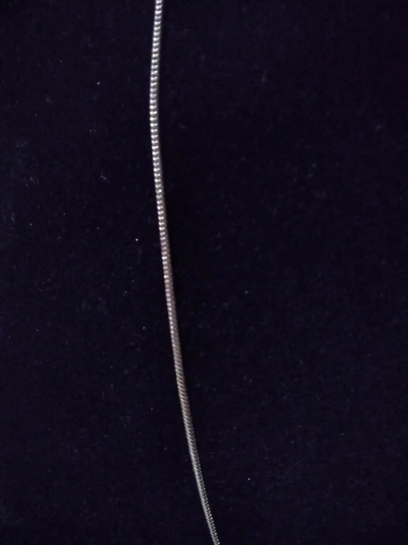 Elegant 925 silver serpentine necklace