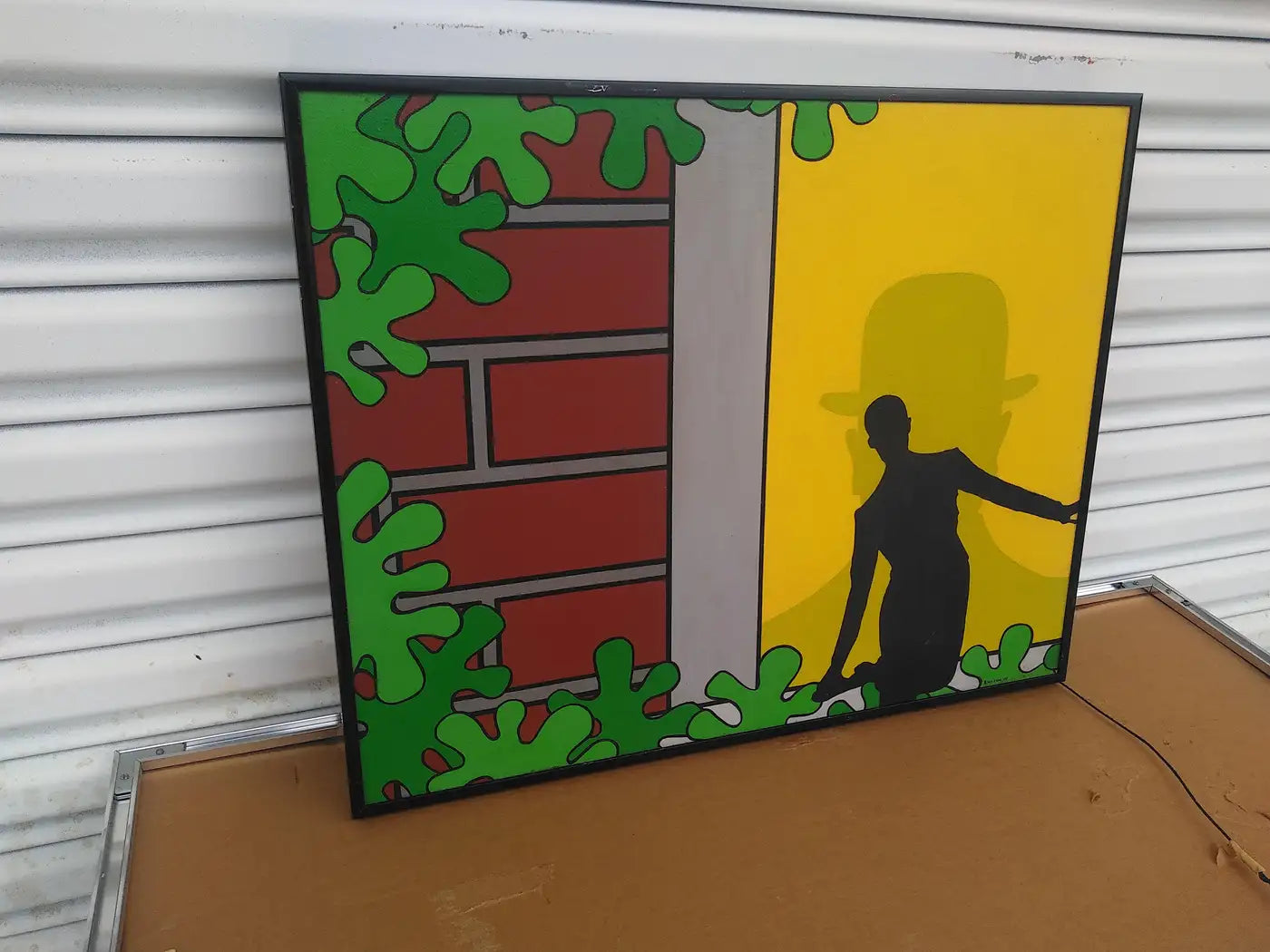 Abstract surrealist painting "I See Magritte" by Brian Wilson