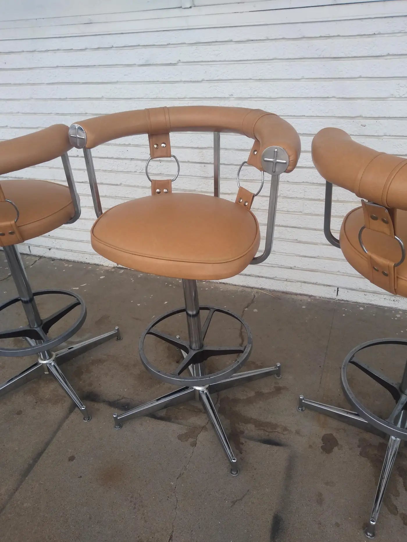 1960s mid-century modern Daystrom bar chairs