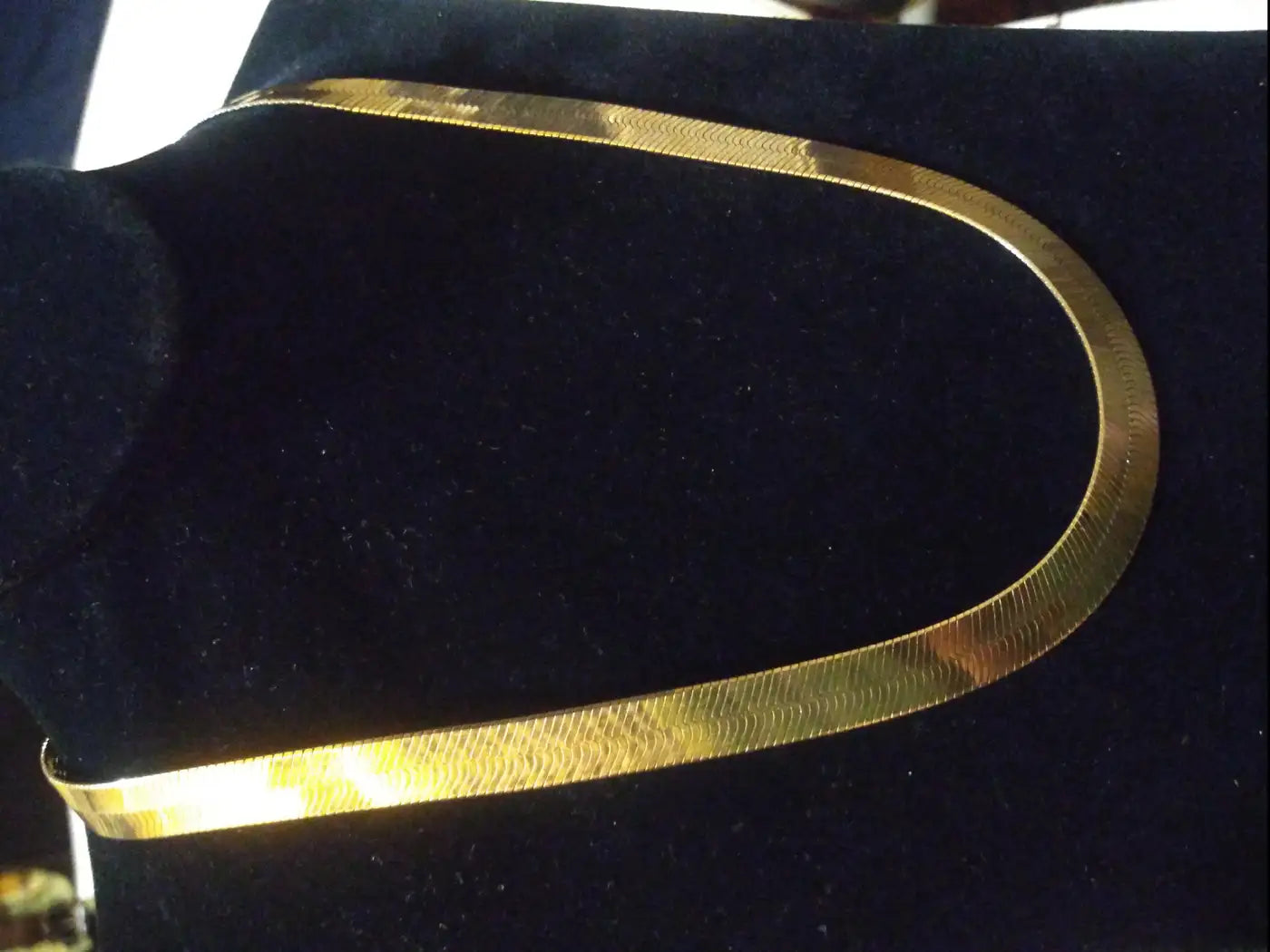 Italian 18" gold over sterling silver necklace