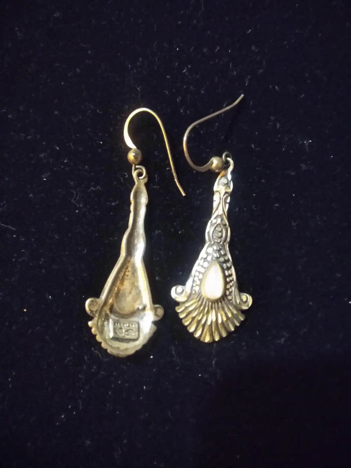 Handmade marcasite earrings in Art Nouveau design
