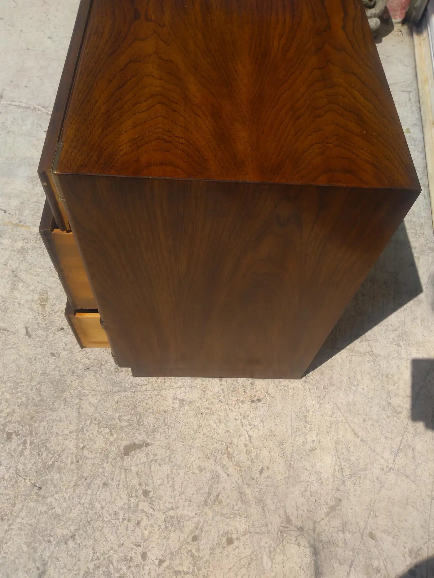 Mid-century modern walnut chest of drawers