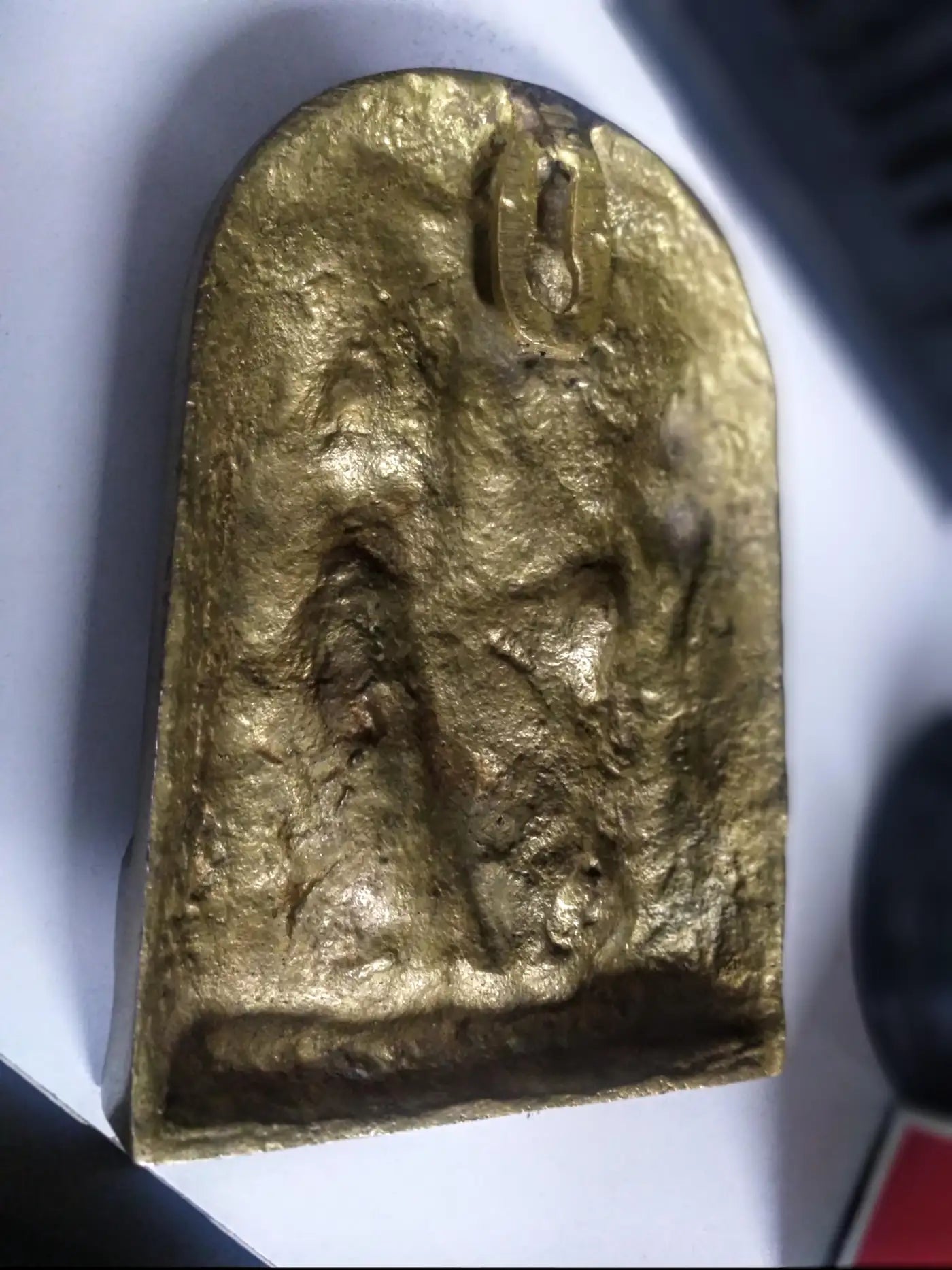 Hindu religious brass Ram Darbar art for home decor