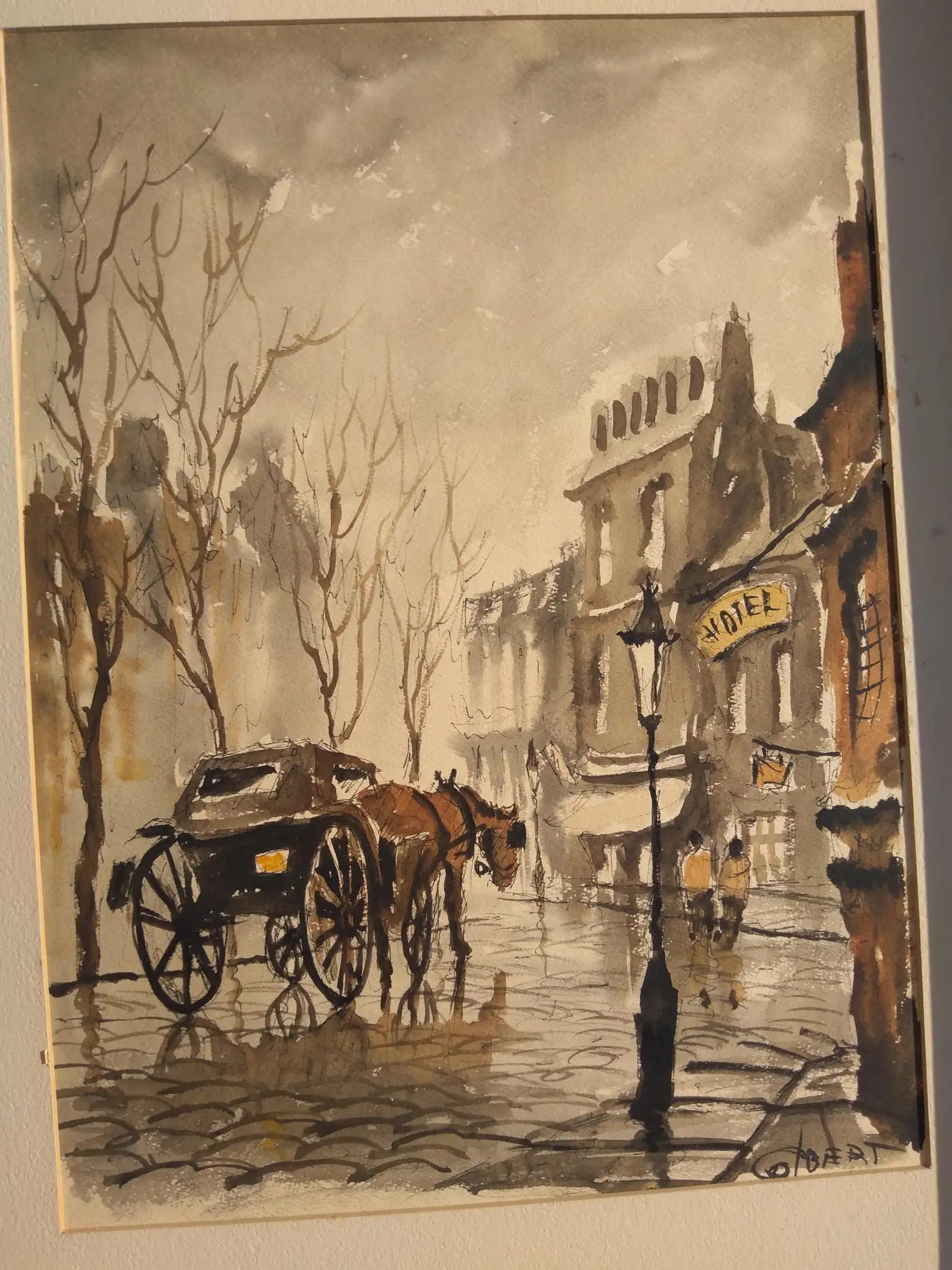 Collectible watercolor painting by Phillip Colbert