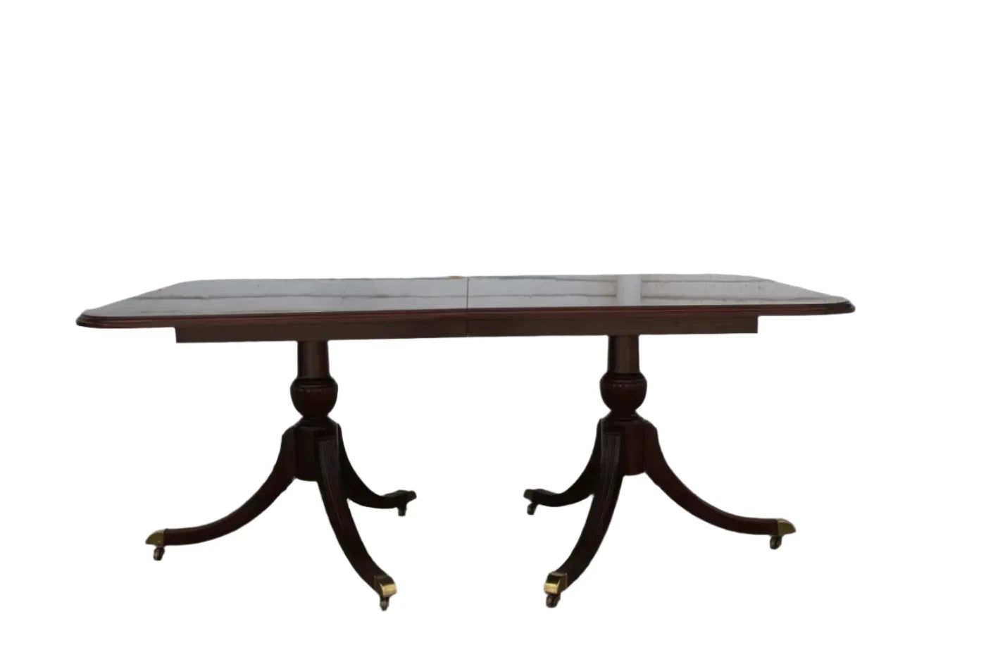 Bernhardt dining table with Regency style base