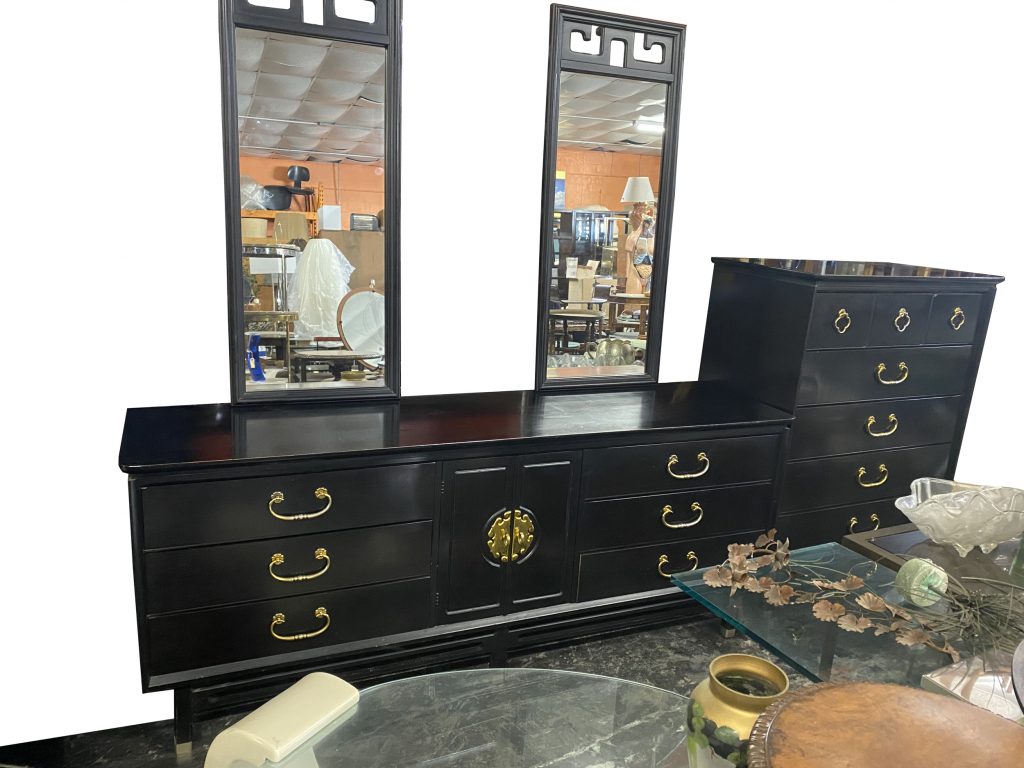 Elegant Bassett 36″ Asian style chest of drawers