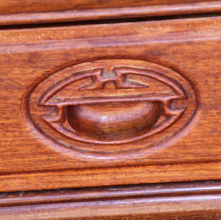 Asian rosewood furniture nightstand set