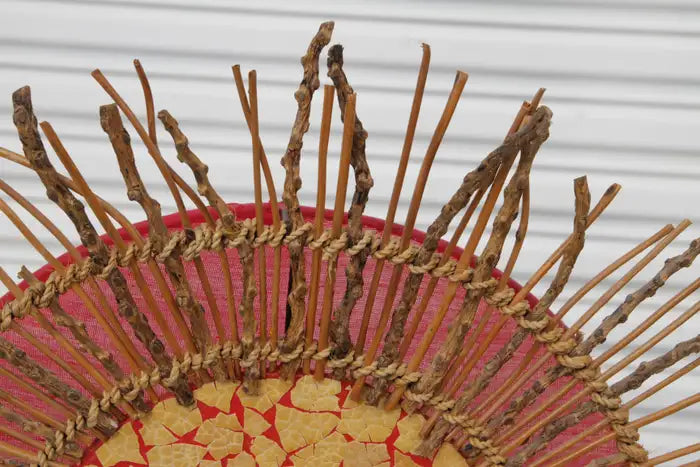 Handmade bamboo artist lamp with natural design