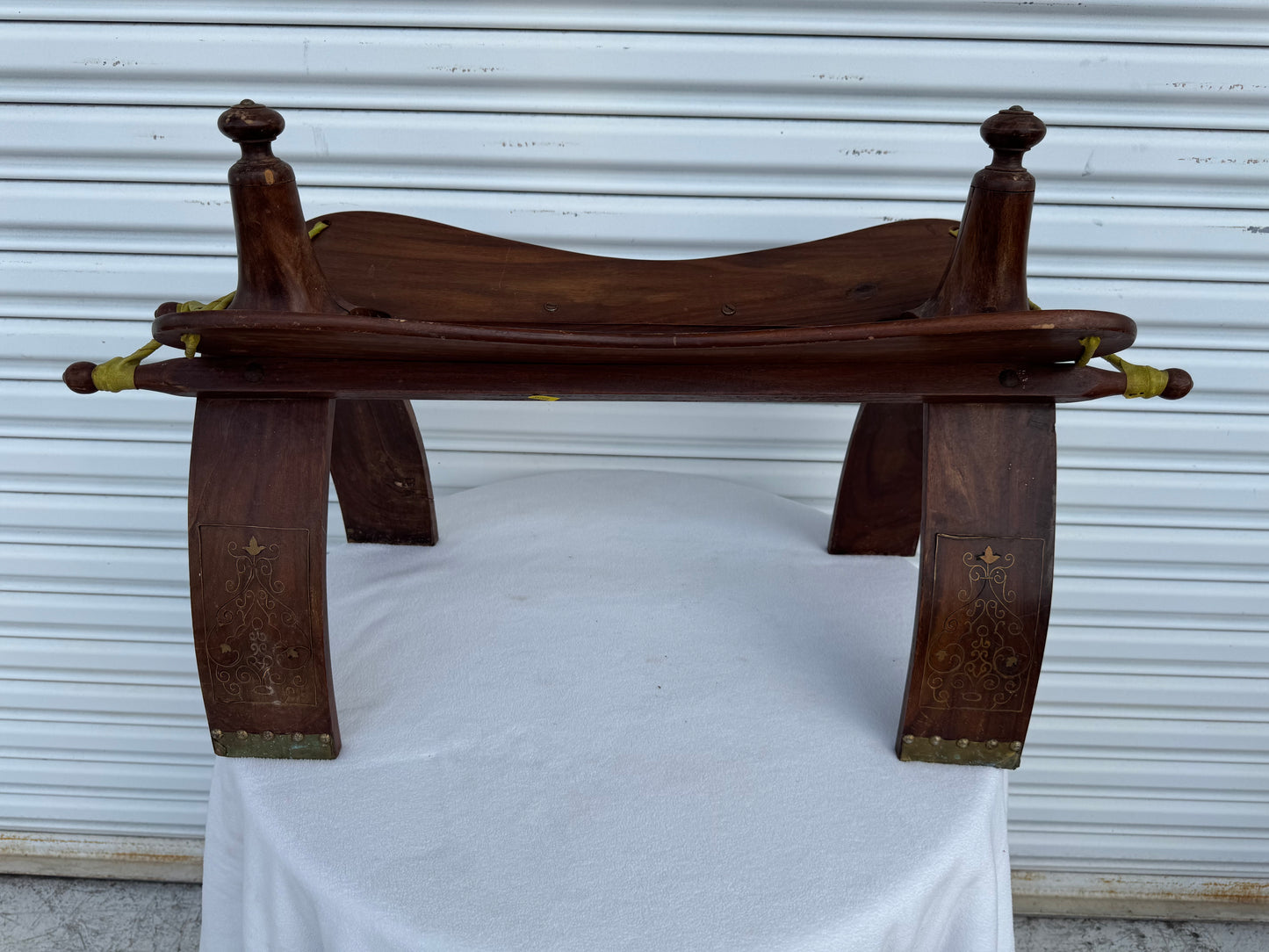 Vintage Camel Saddle Stool