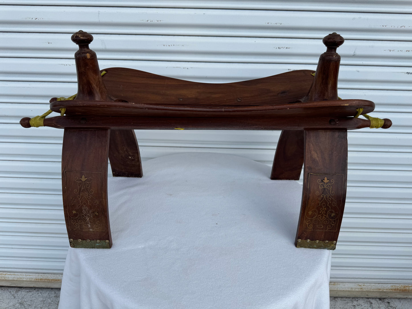 Vintage Camel Saddle Stool