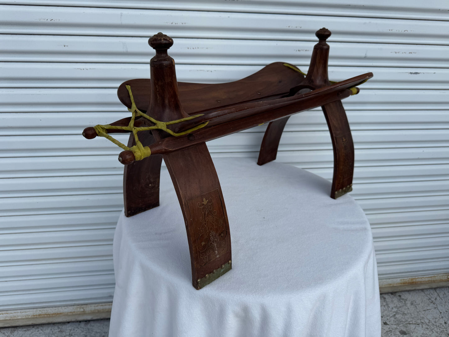 Vintage Camel Saddle Stool
