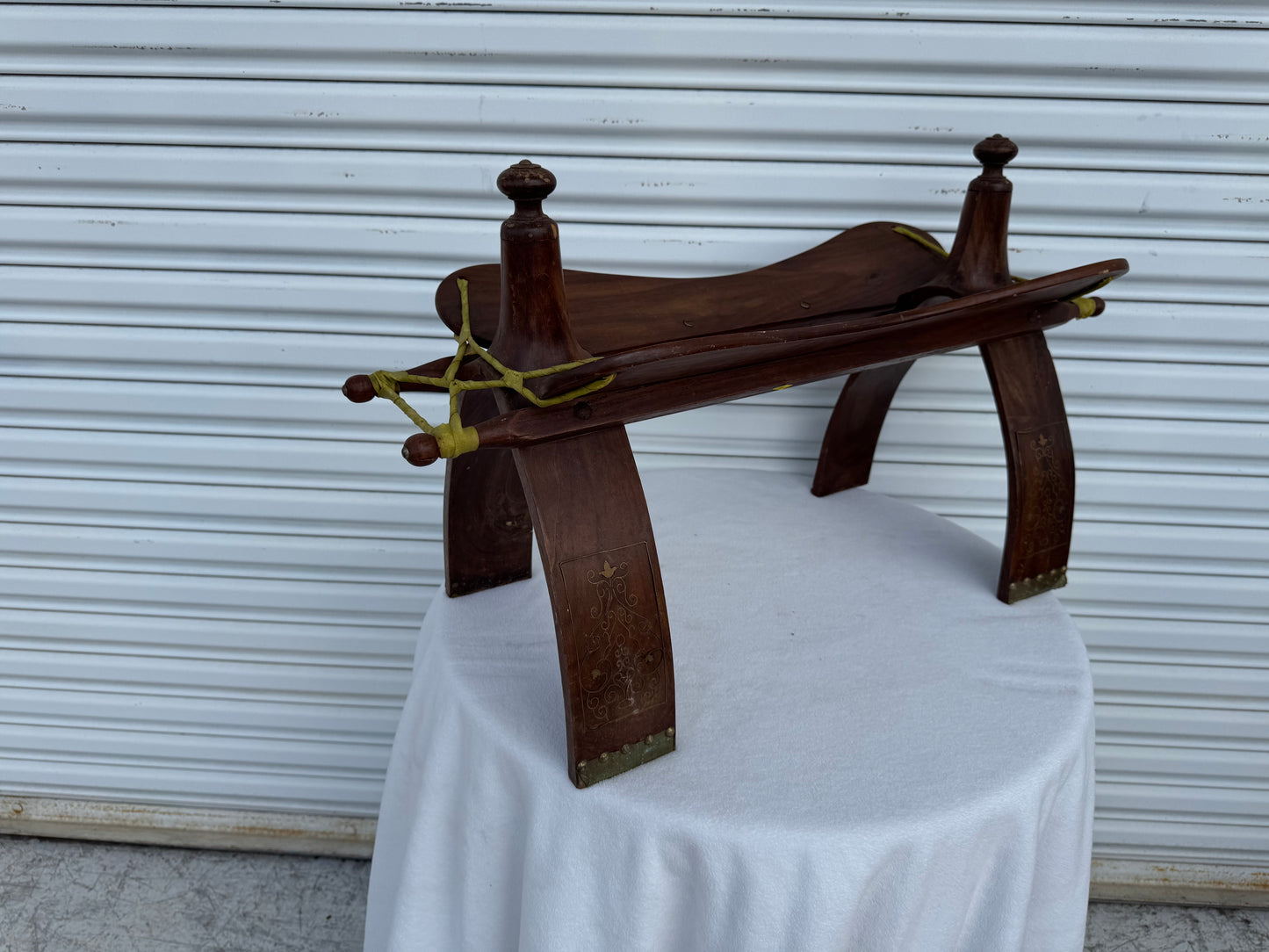 Vintage Camel Saddle Stool
