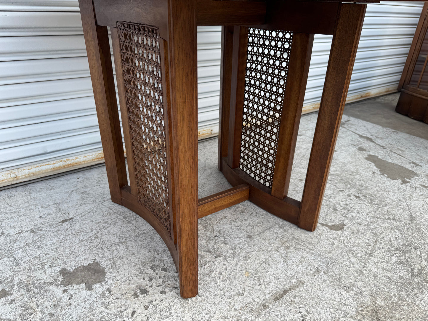 Vintage 1960's Caned Bottom Breakfast Table