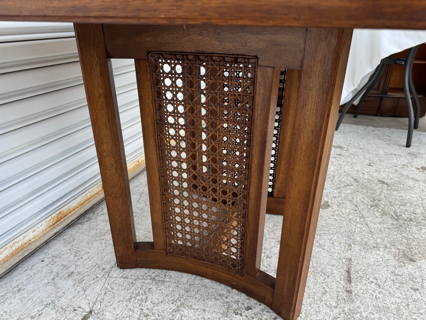 Vintage 1960's Caned Bottom Breakfast Table