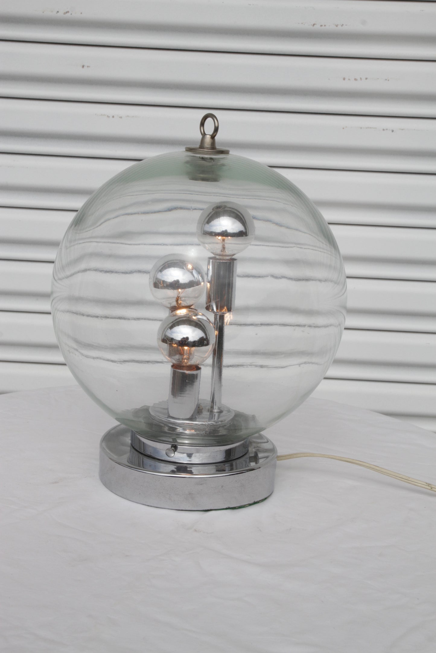 Large "Clear Ball" Glass Table Desktop Light