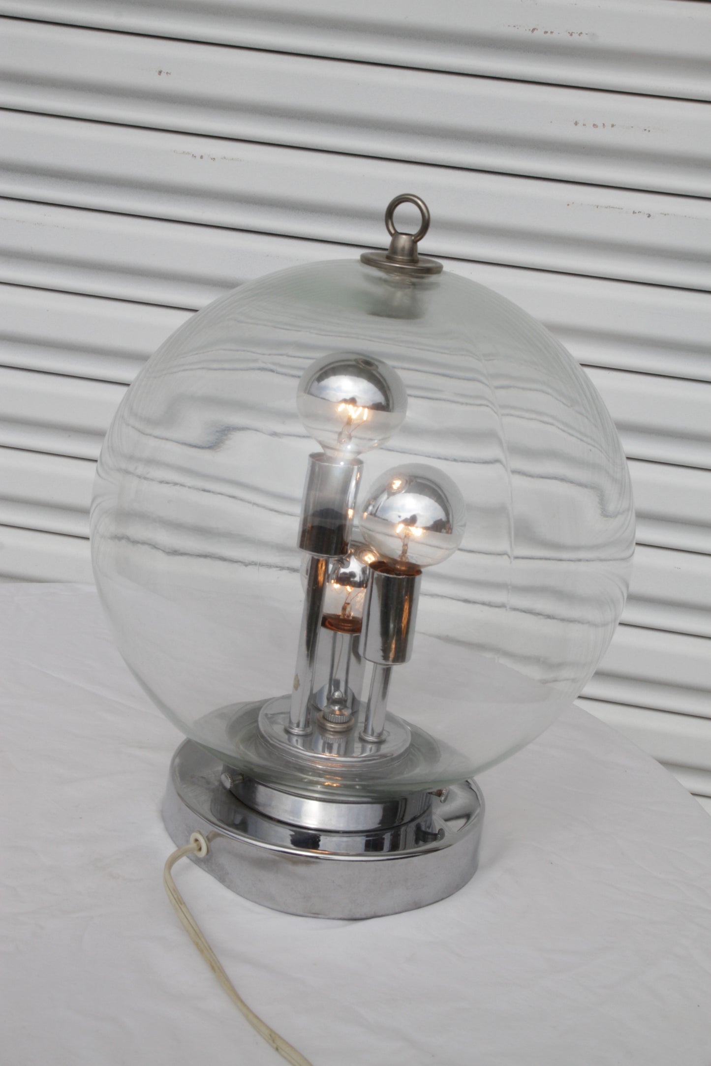 Large "Clear Ball" Glass Table Desktop Light