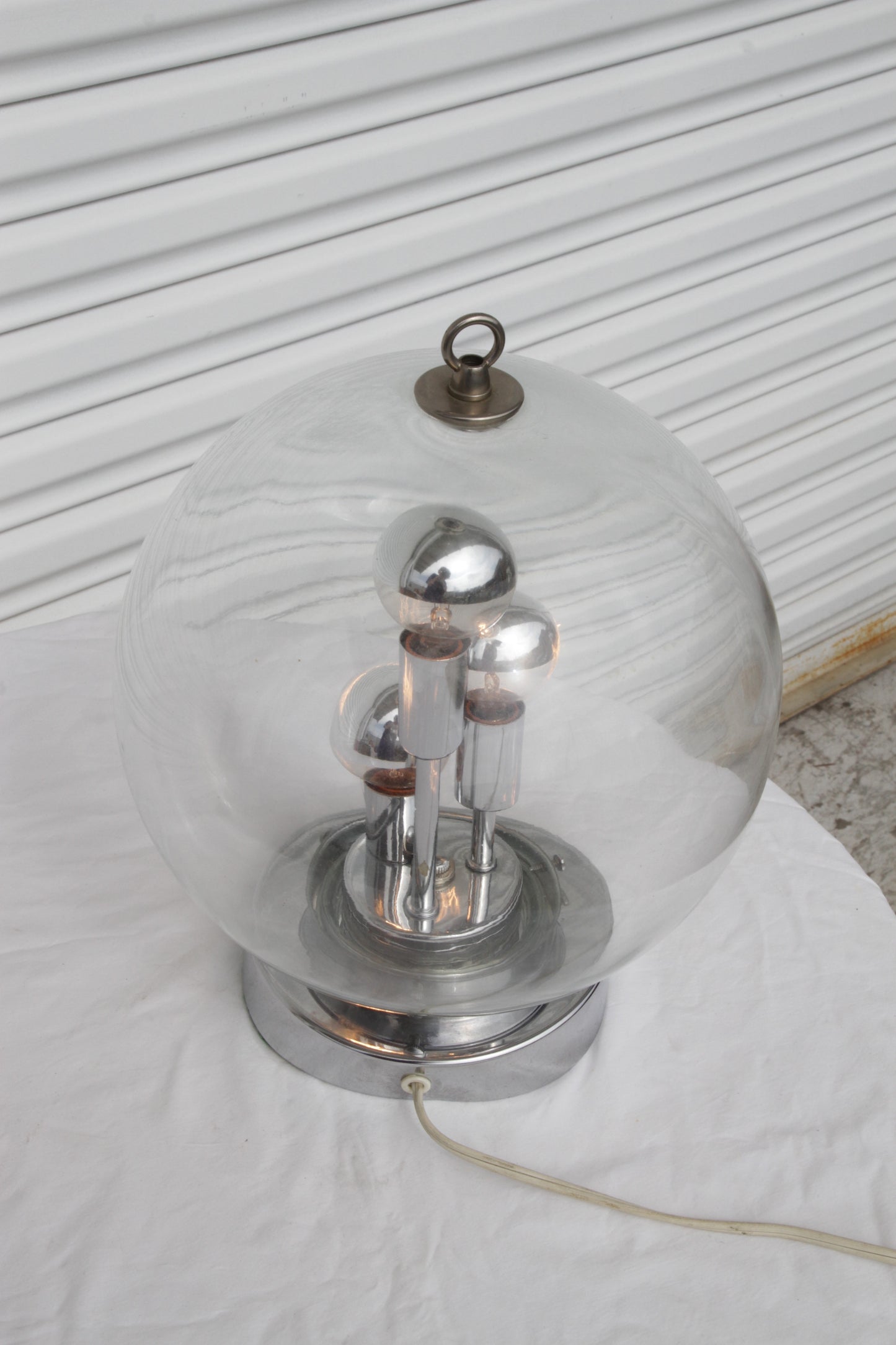 Large "Clear Ball" Glass Table Desktop Light