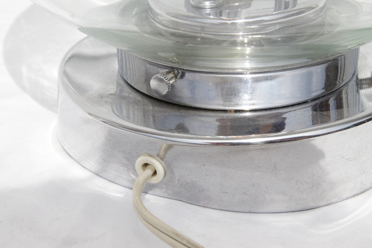 Large "Clear Ball" Glass Table Desktop Light