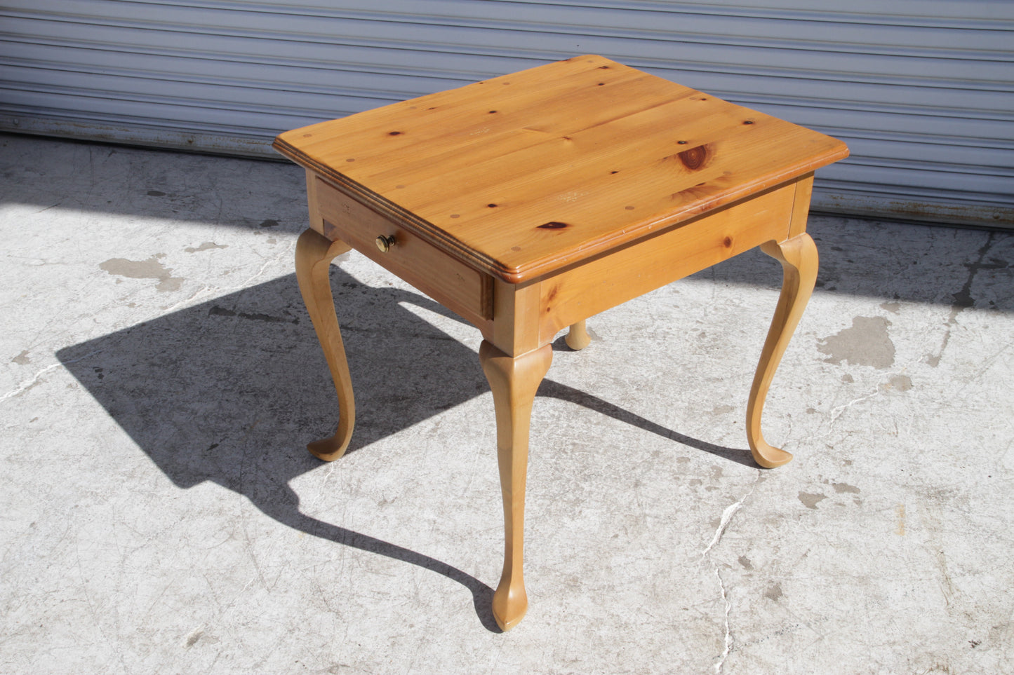 Handcrafted outdoor side table by Metro Retro Furniture