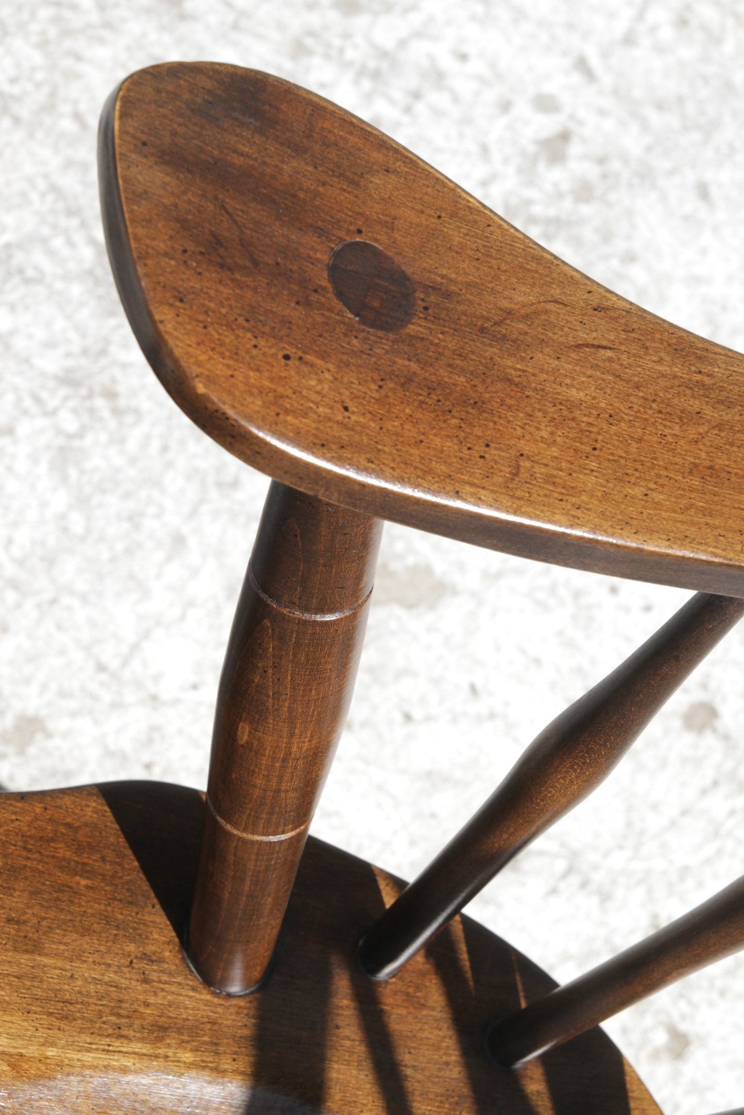 Charming Windsor armchair with vintage spindle back design
