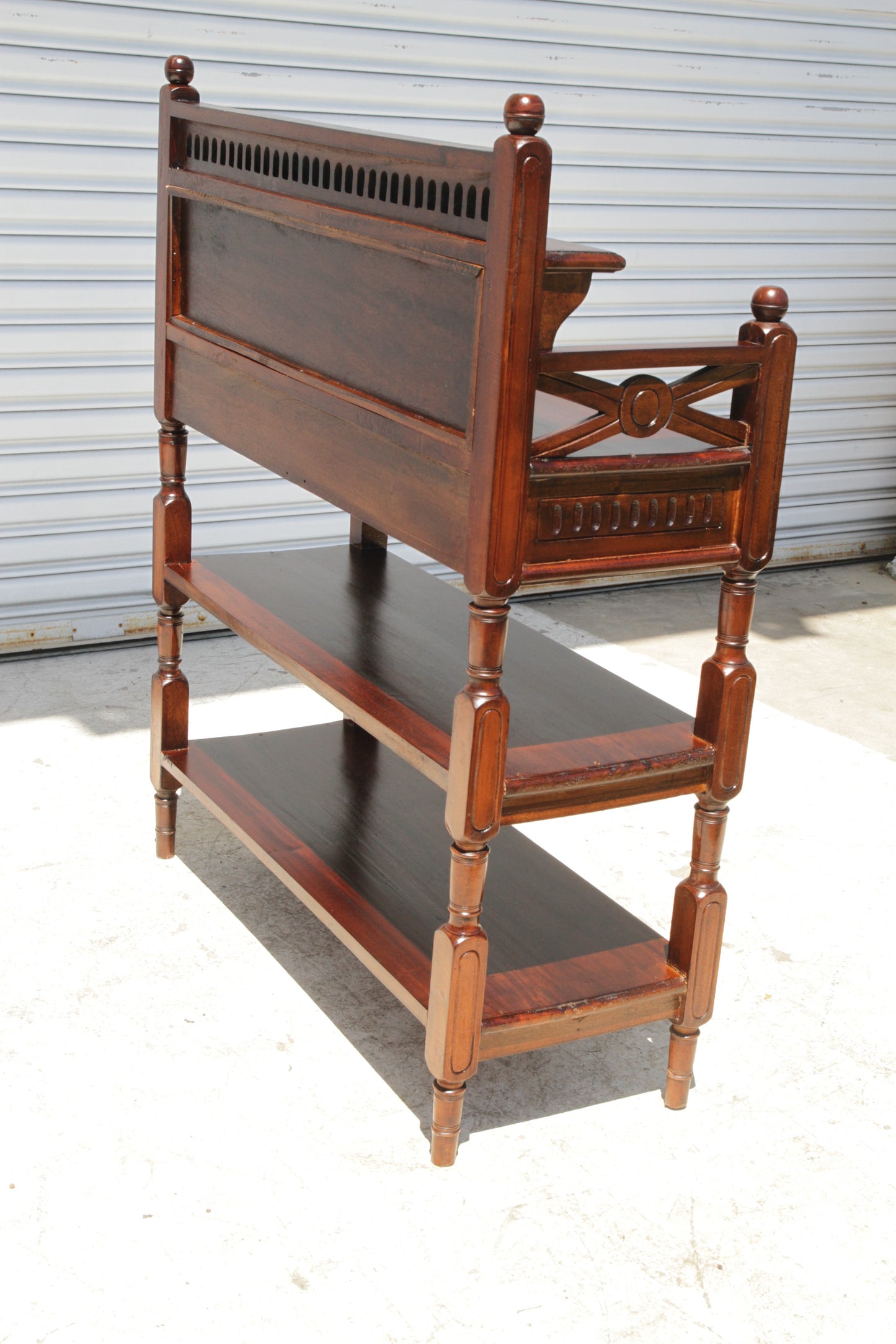 Vintage Mahogany Console Table Hall Table Cheveret Desk With Mirror
