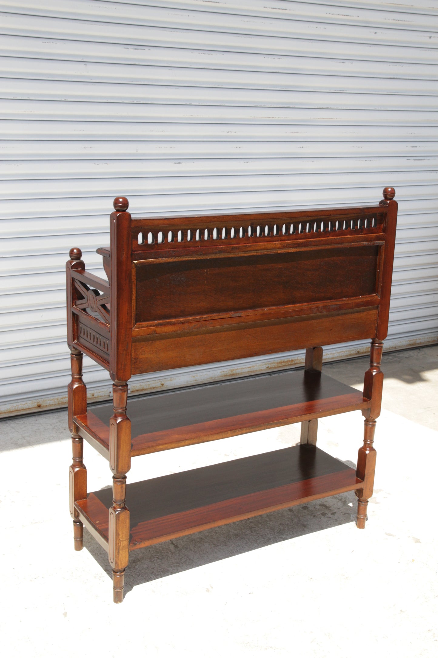 Vintage Mahogany Console Table Hall Table Cheveret Desk With Mirror