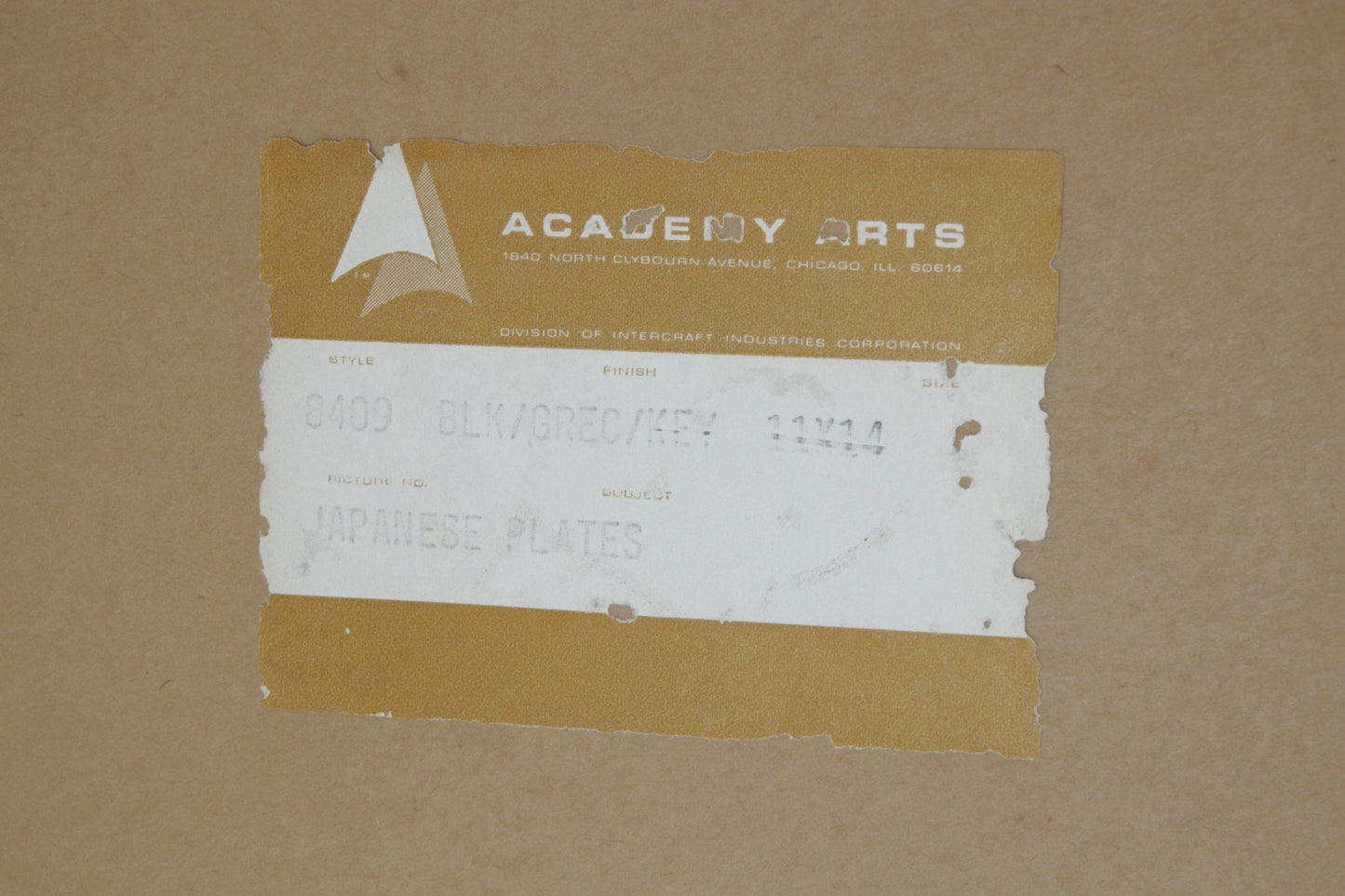 Framed vintage artwork of Asian royalty