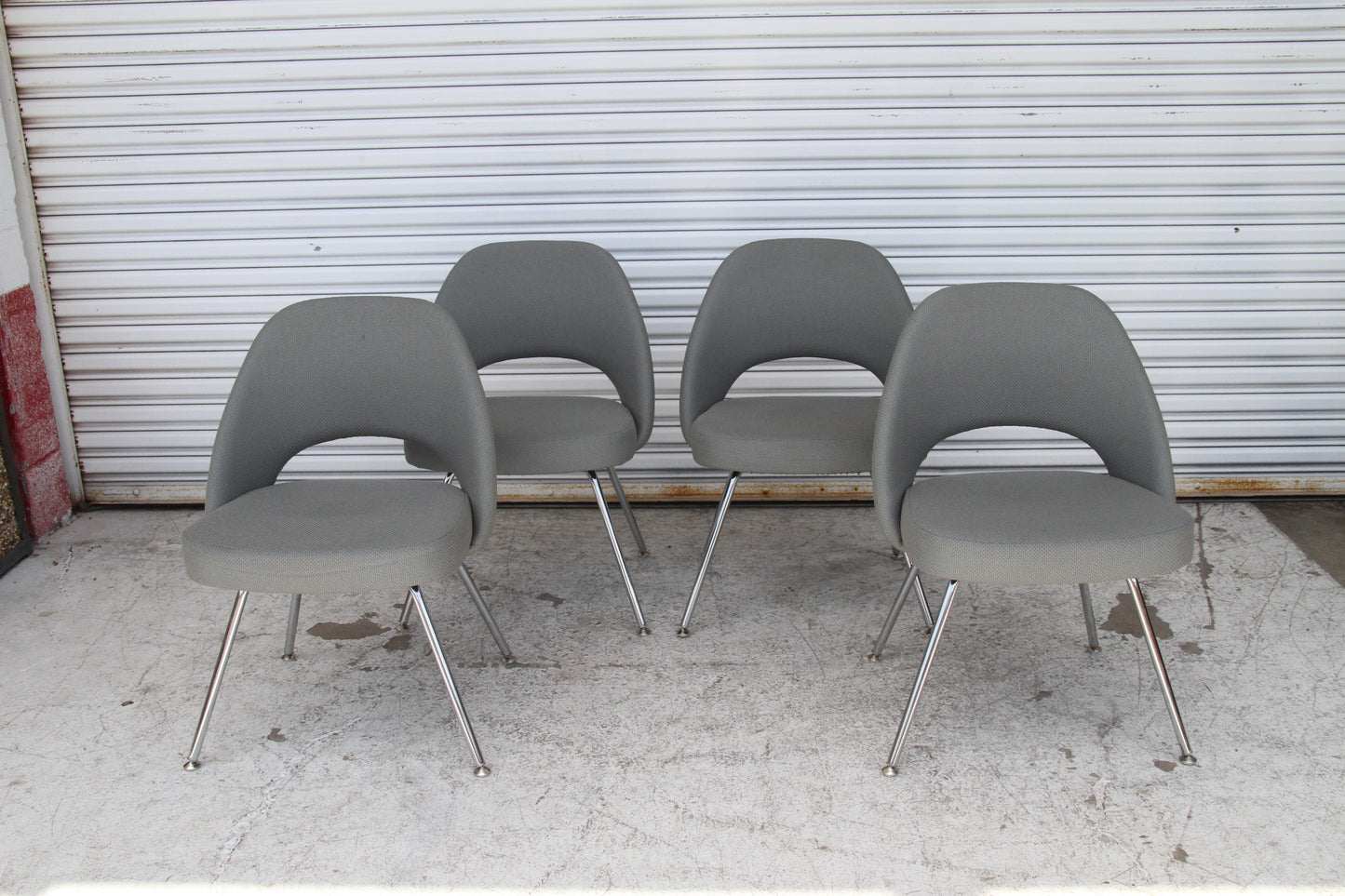 Eero Saarinen Executive Chair by Knoll Armless with Tubular Legs - Multiple Available