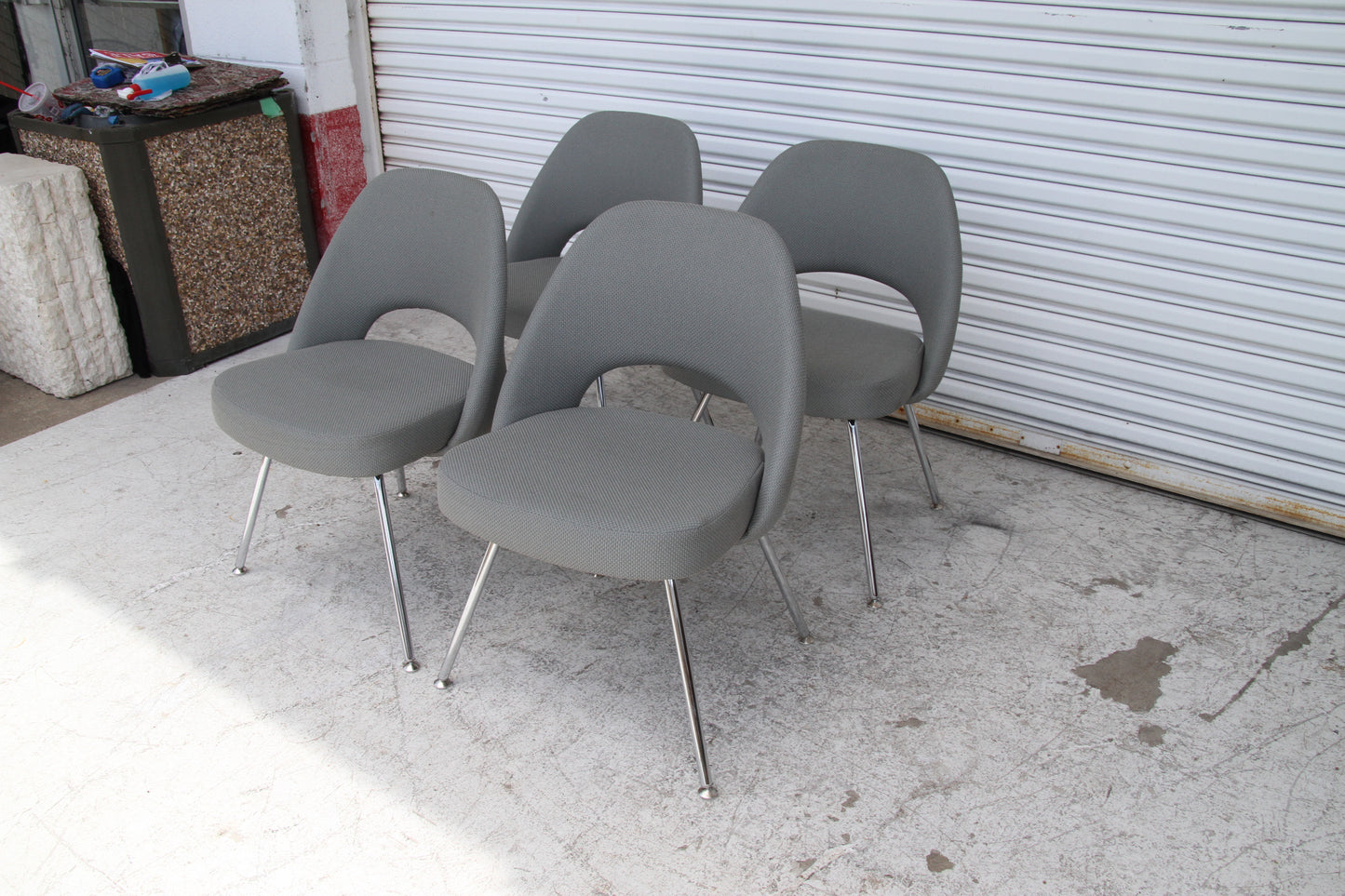 Eero Saarinen Executive Chair by Knoll Armless with Tubular Legs - Multiple Available