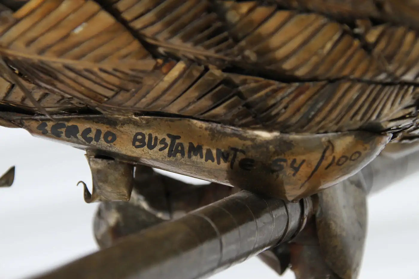 5FT Large Sergio Bustamante Pheasant Bird Sculpture 54/100 Signed