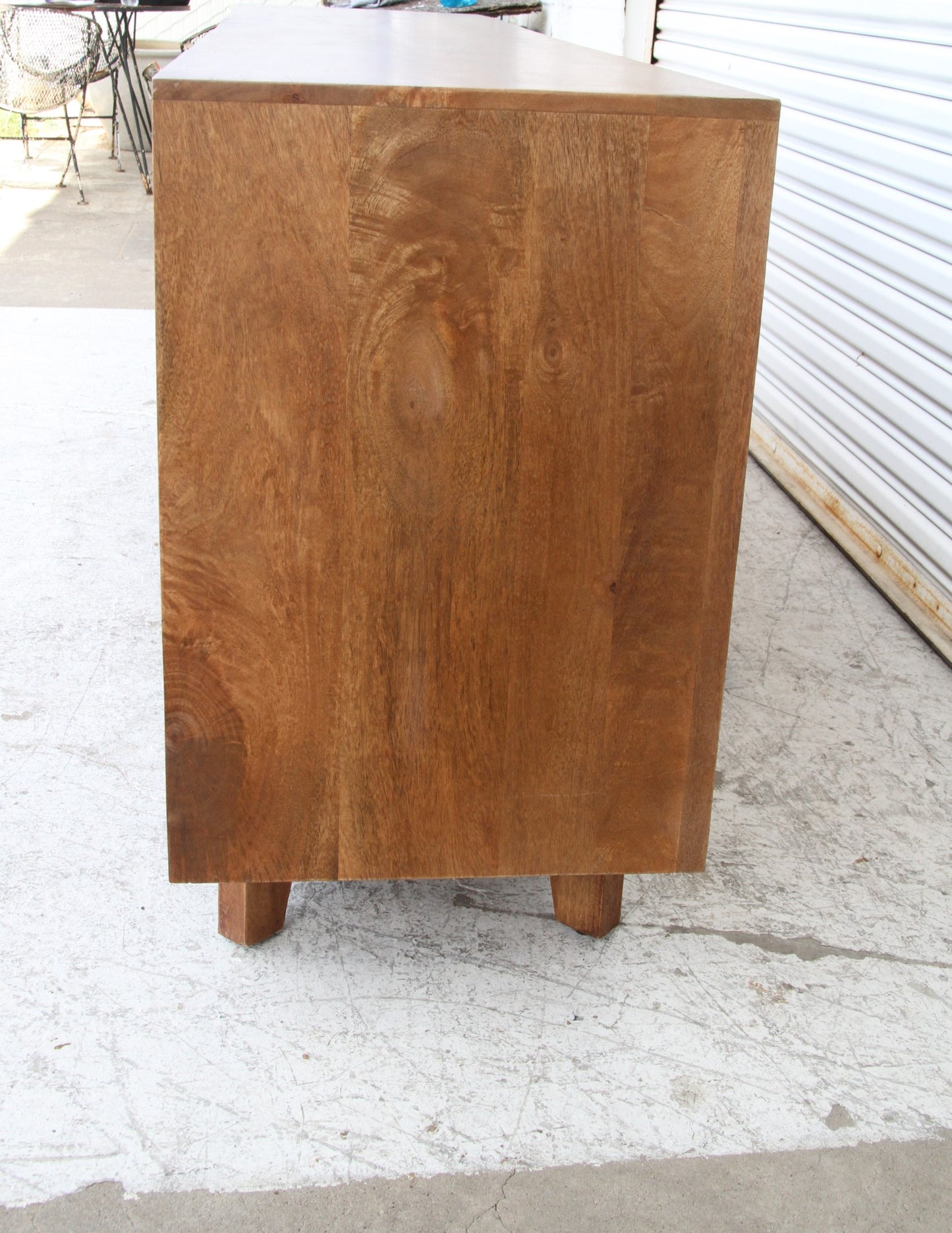 Brutalist Style Four Door Credenza
