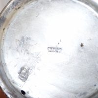 Timeless sterling silver table candle holders duo