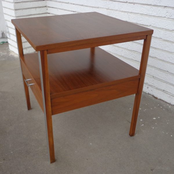 Mid-century nightstand by designer Paul McCobb