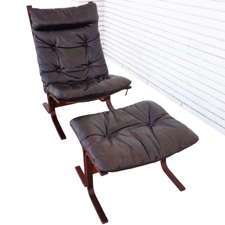Metro Retro Furniture Norwegian leather lounge chair
