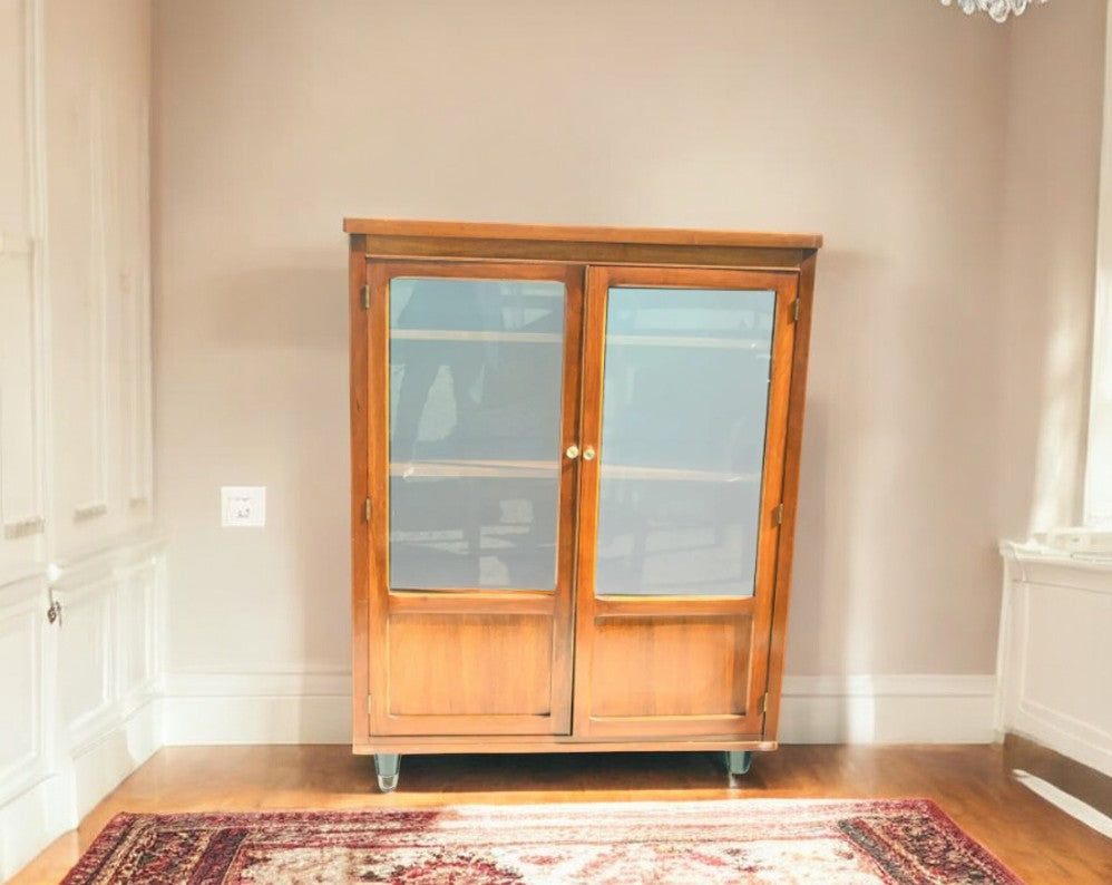 Midcentury walnut bookcase