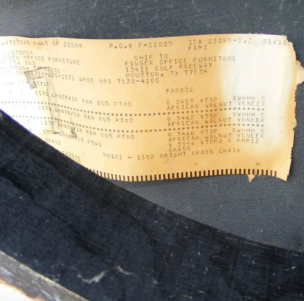 Retro club swivel lounge chair Milo Baughman