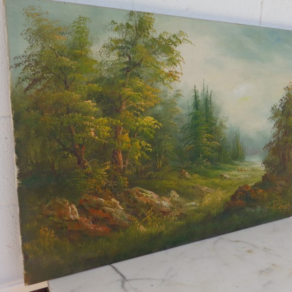 Signed oil painting artwork for home decor
