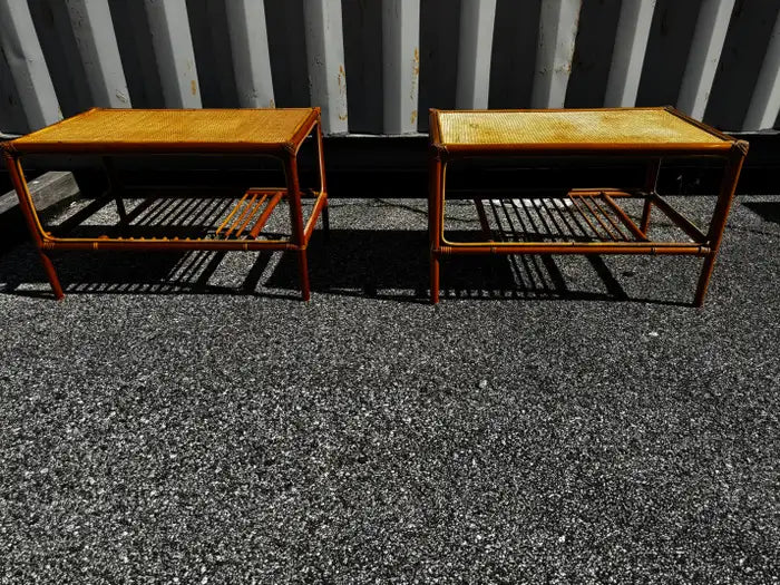 Tropical style bamboo frame coffee table