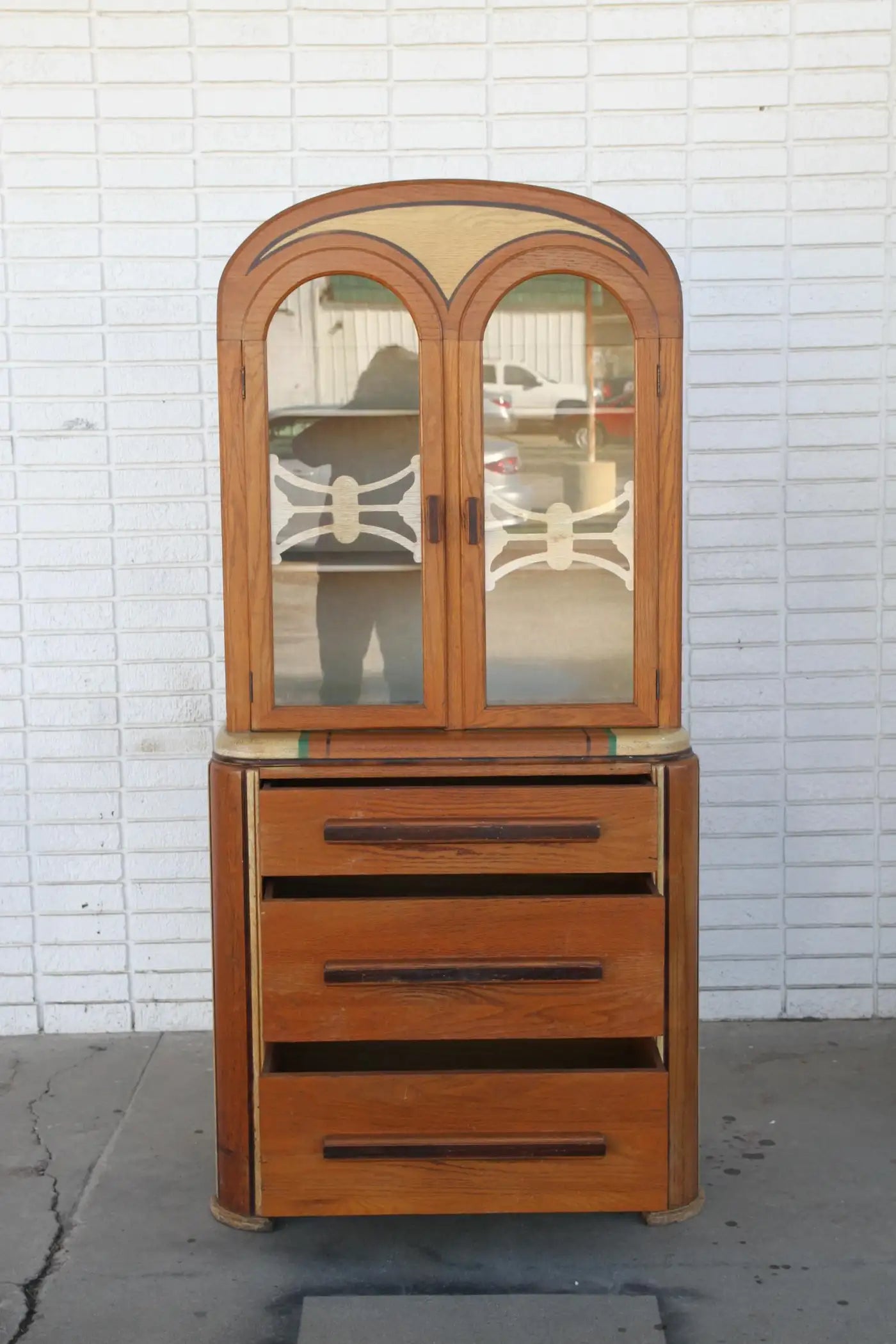 Art Deco kitchen storage cabinet by Sellers