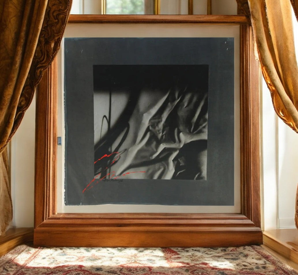 Silver Night Enamel on Steel Painting by Alan Rodewald