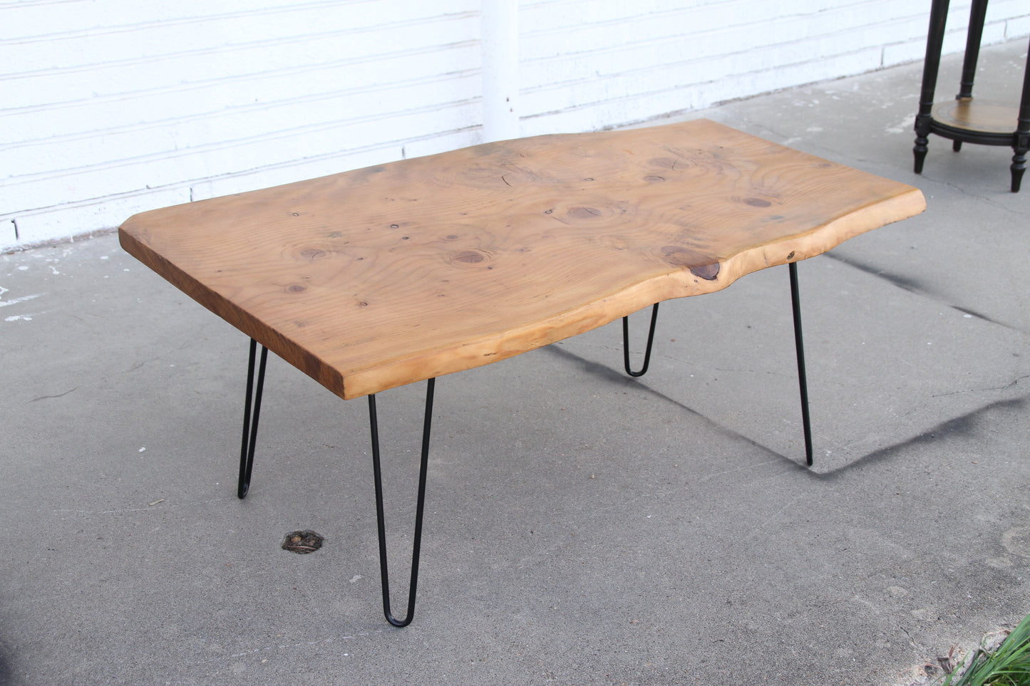 handcrafted live edge coffee table
