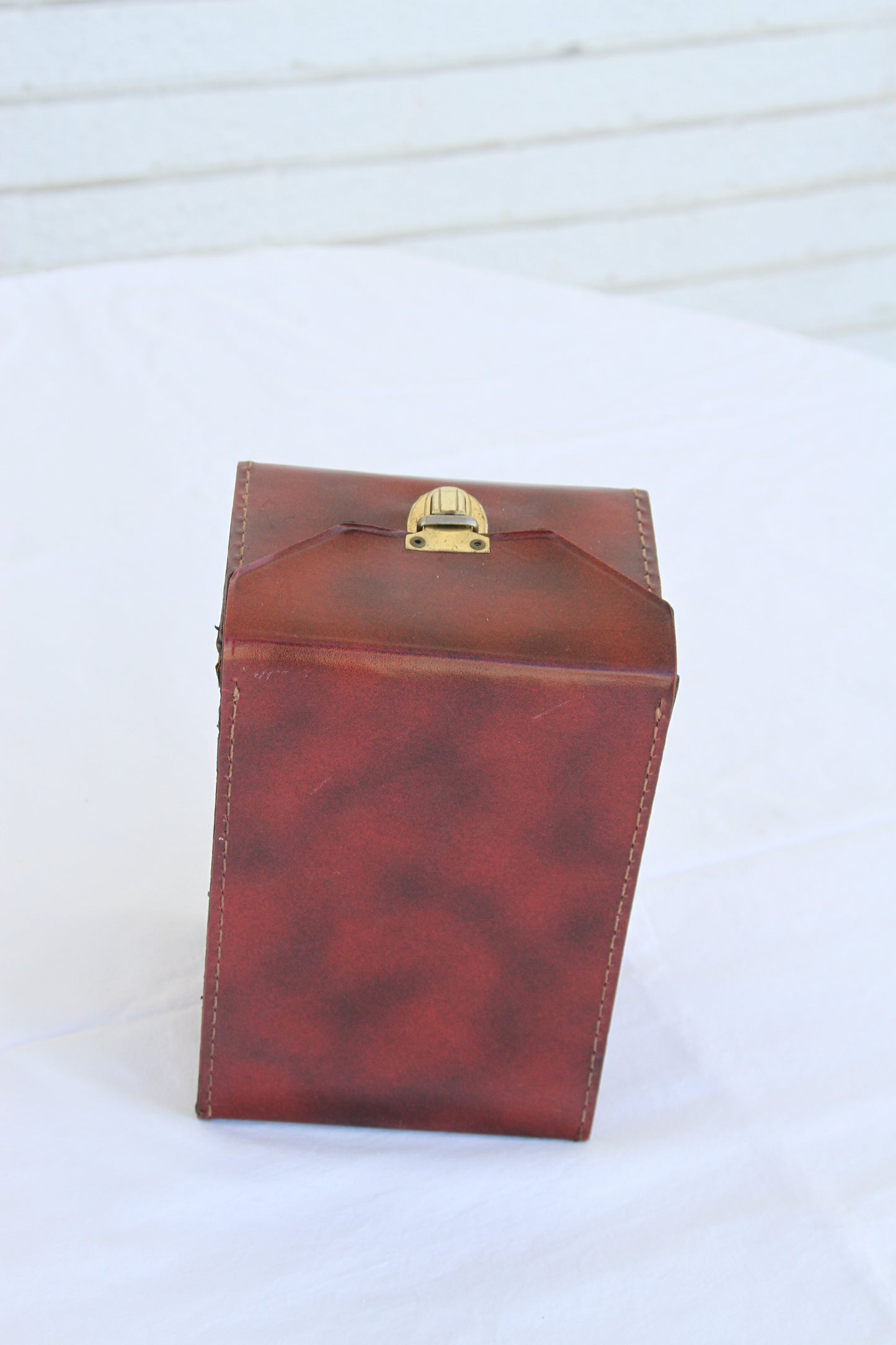 Vintage Traveling Bar and Pair of Flask in case