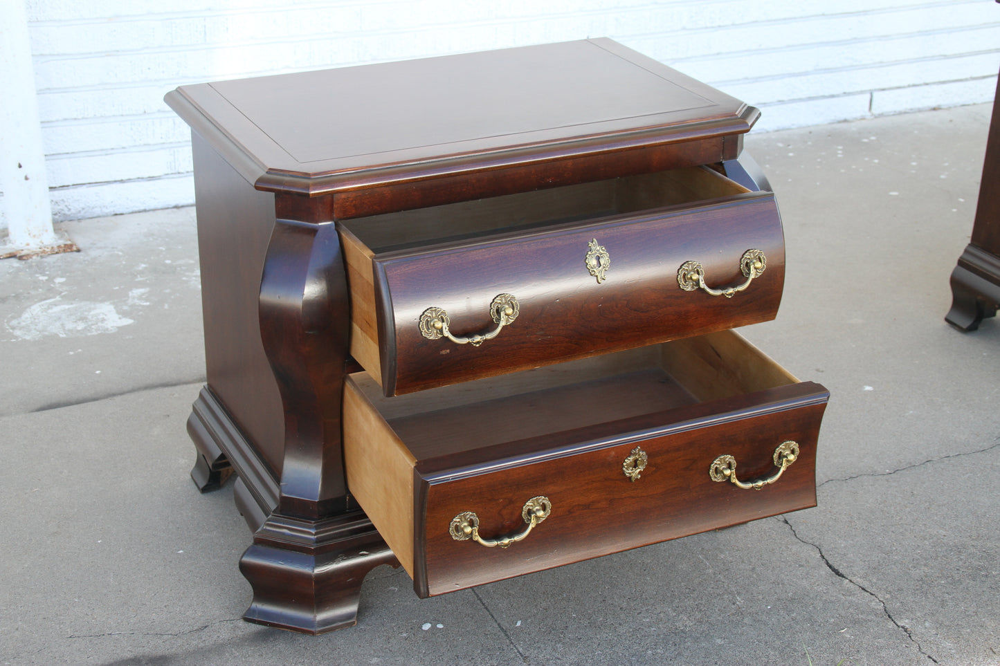 Vintage nightstands with storage