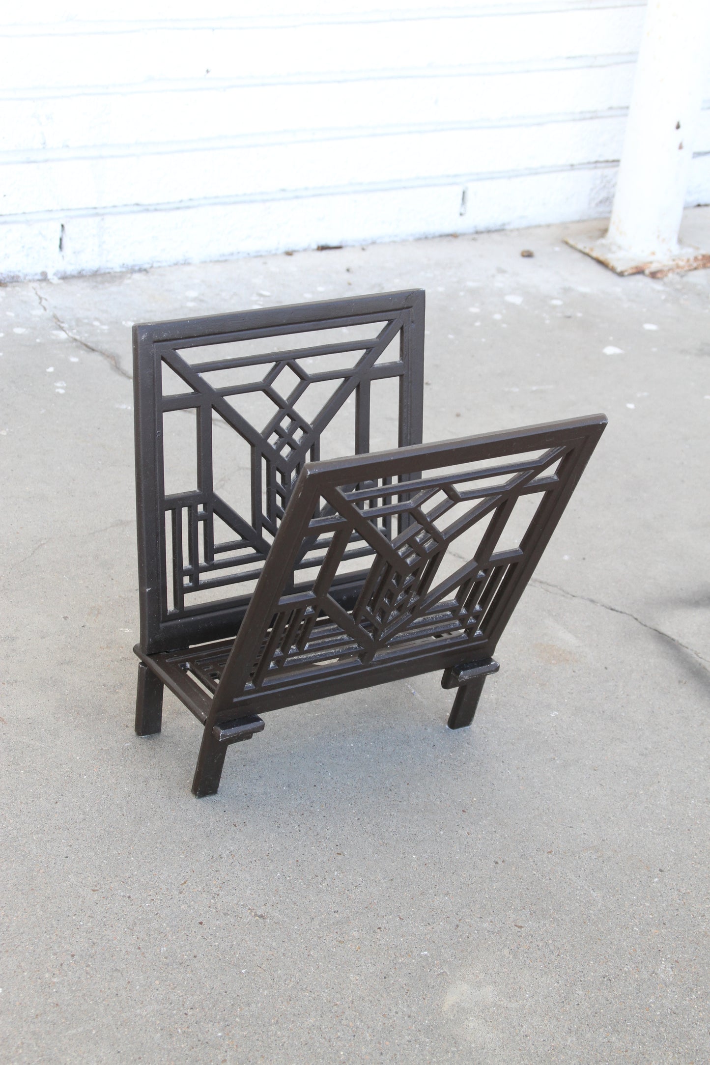 Mid-century modern magazine stand