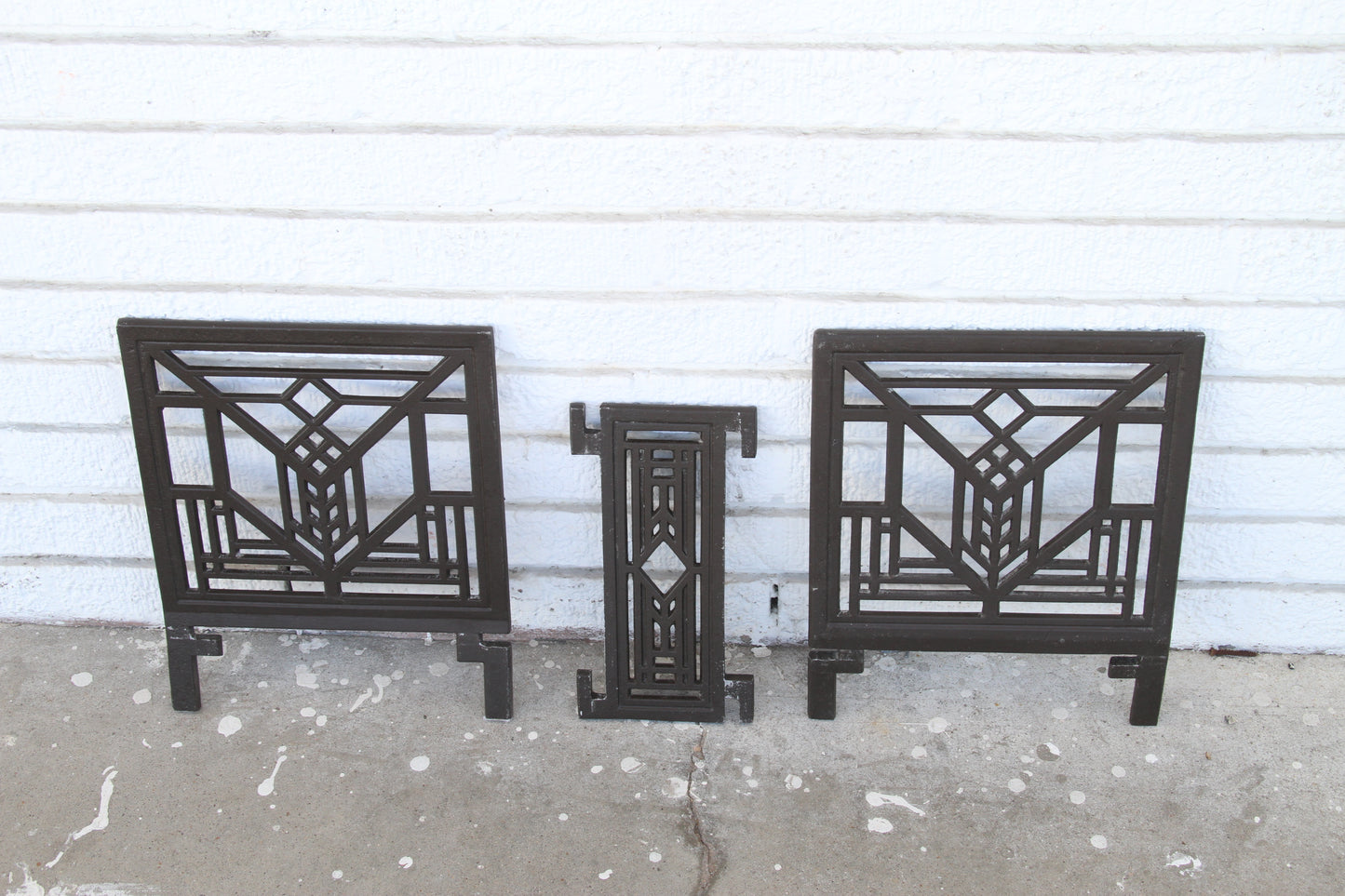 Vintage Frank Lloyd Wright Metal Magazine Rack