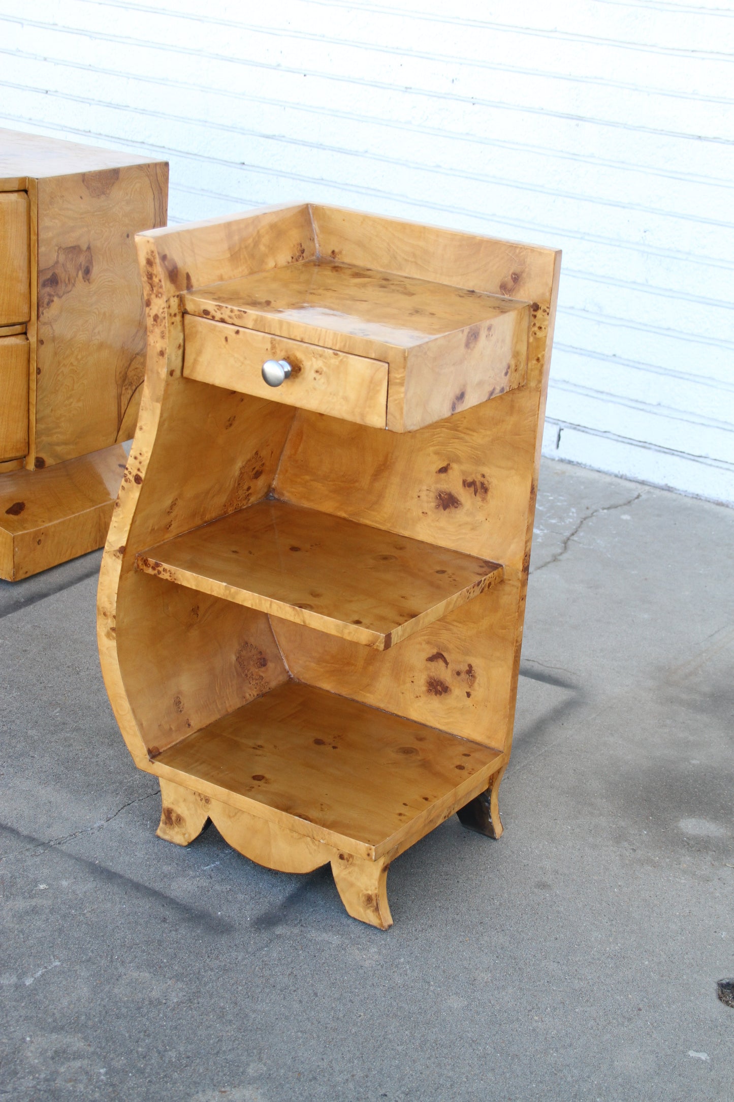 Antique nightstands with Art Deco style