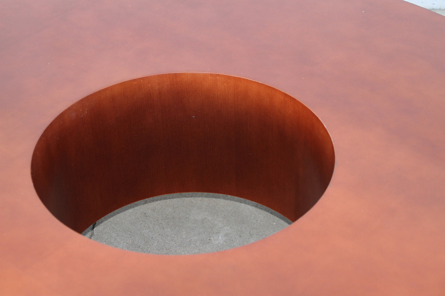 Durable office round table by Coalesse
