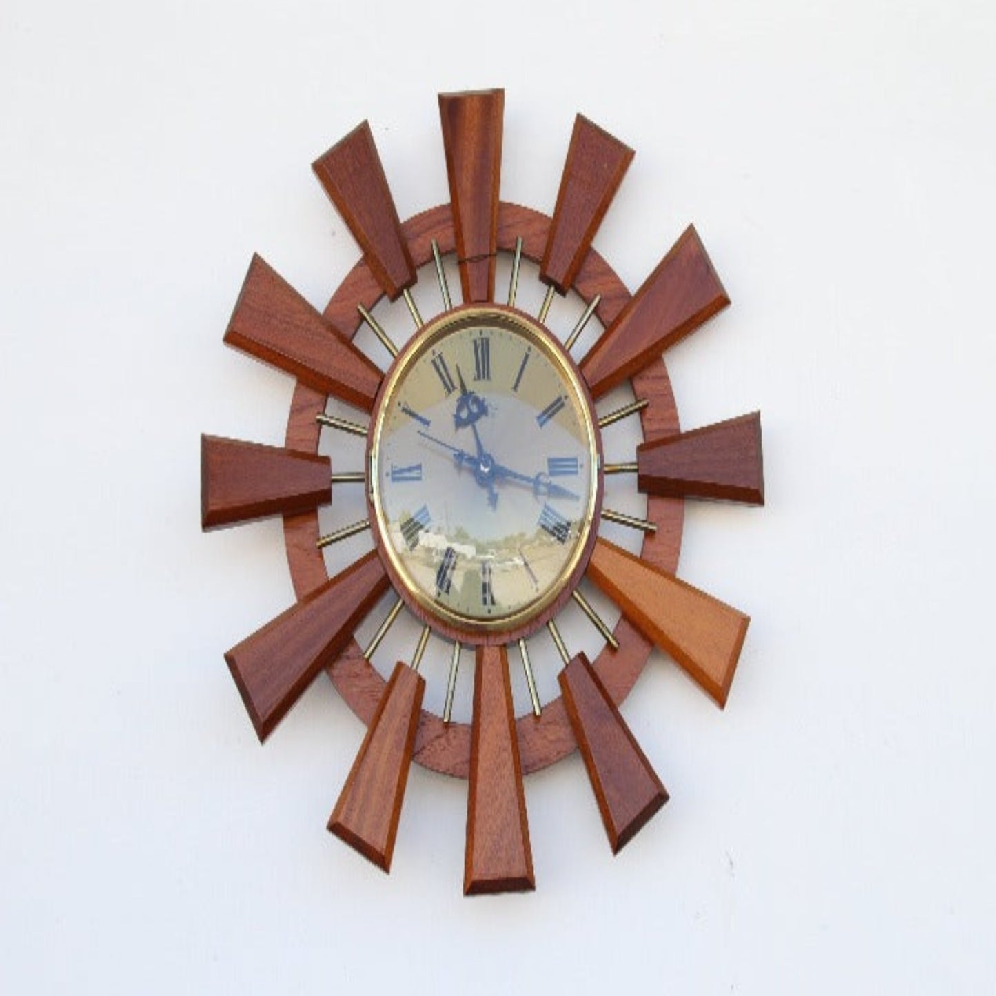 Vintage wooden wall clock